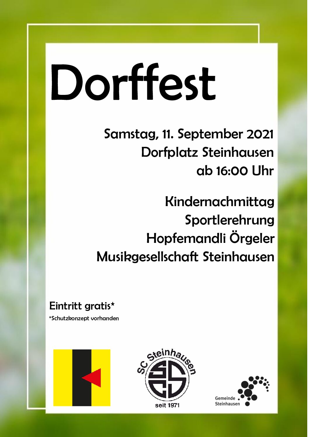 Flyer Dorffest 1